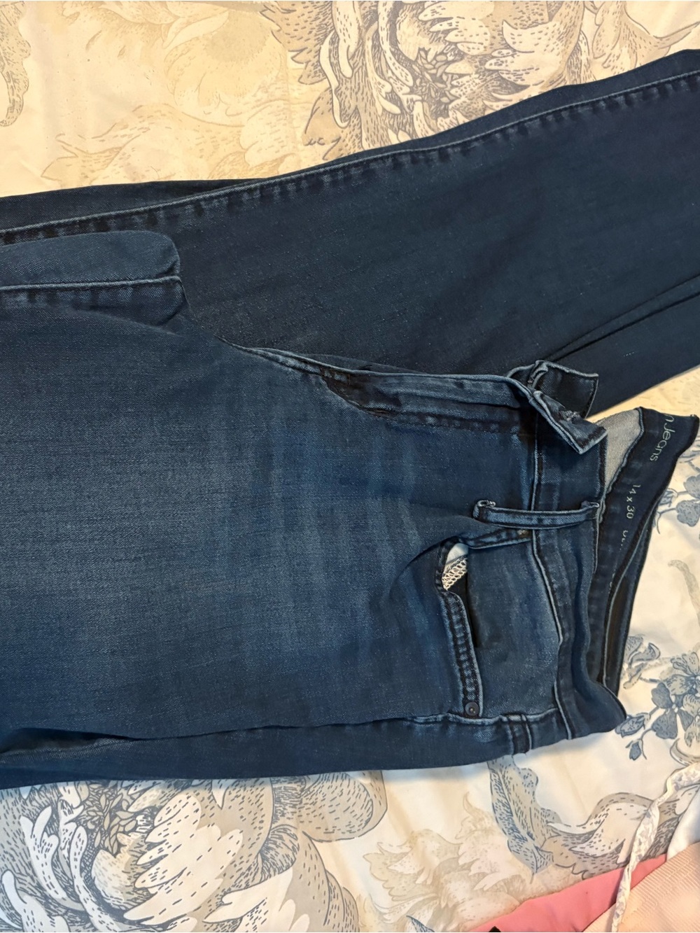 Calvin Klein Dark Blue Slim Jeans